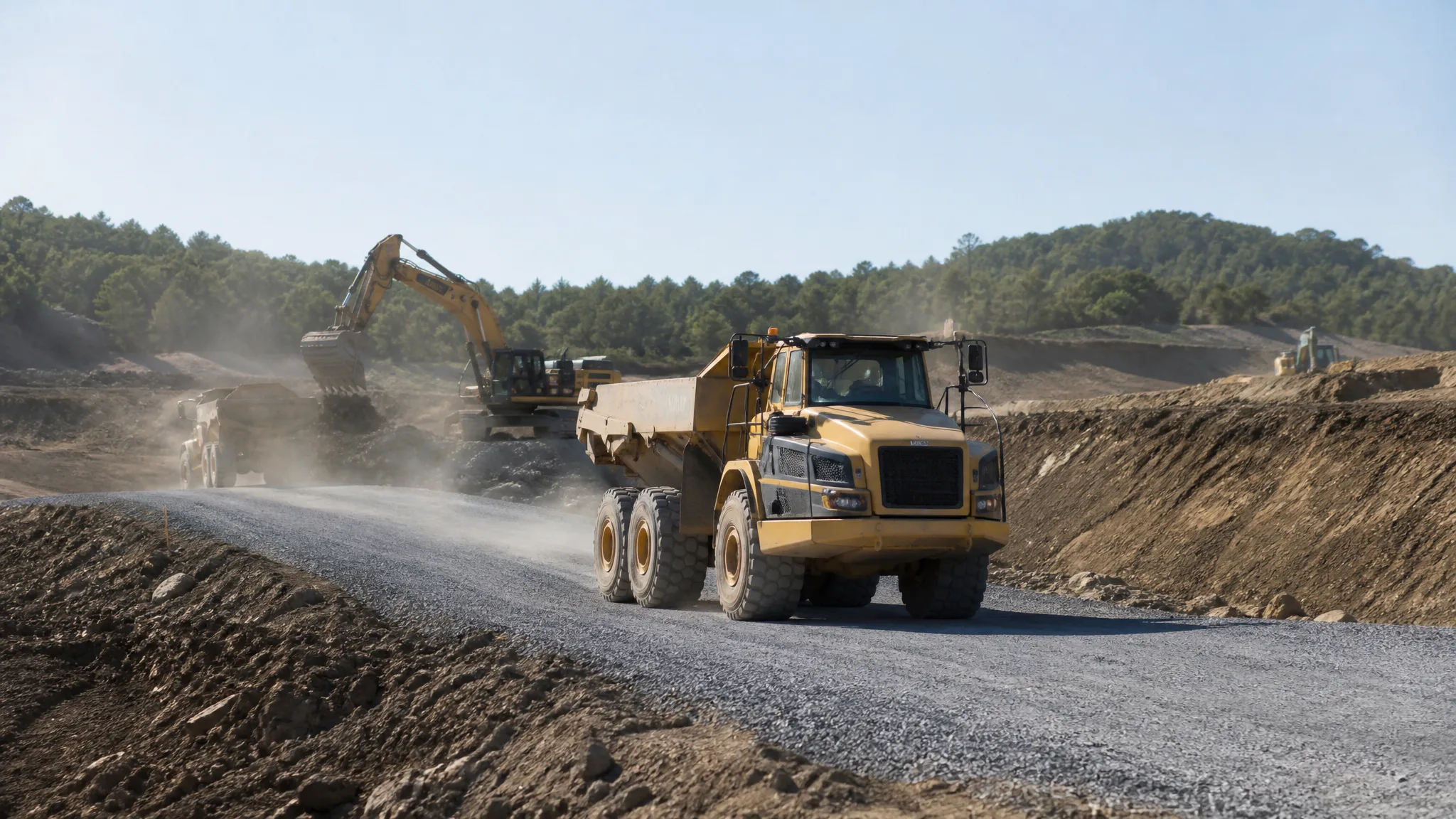 Building a Construction Haul Road