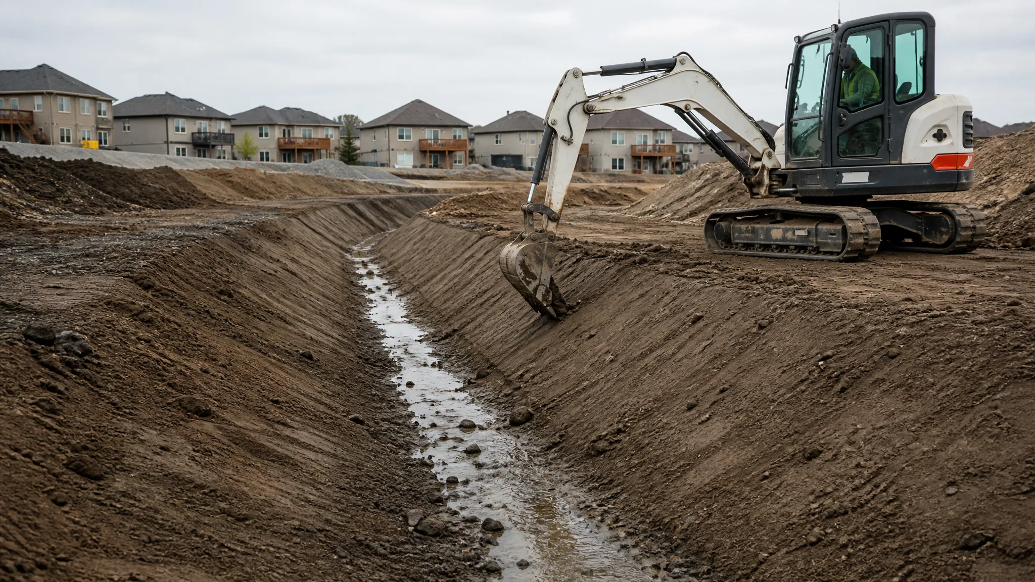 Building a Drainage Swale