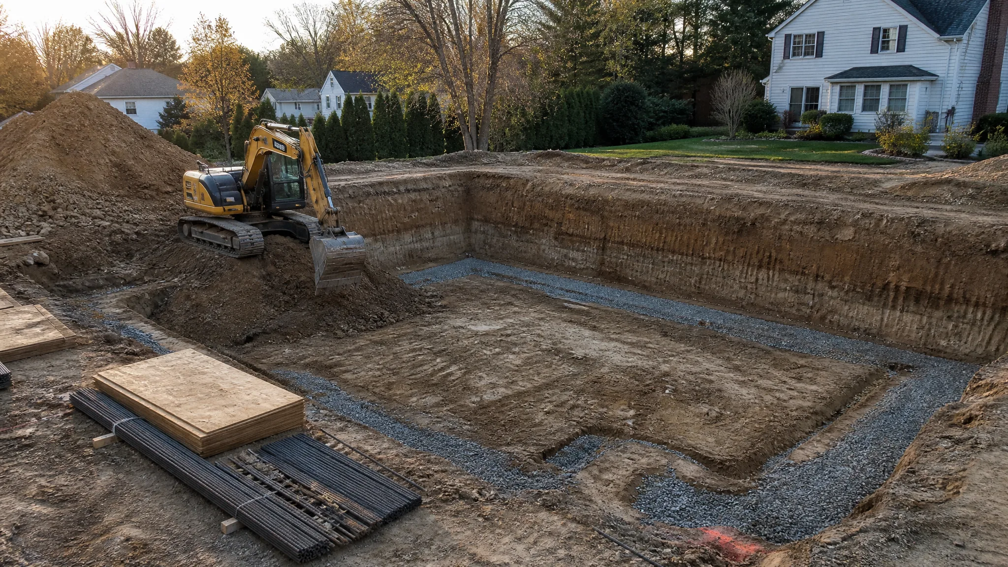 Excavating for a Basement