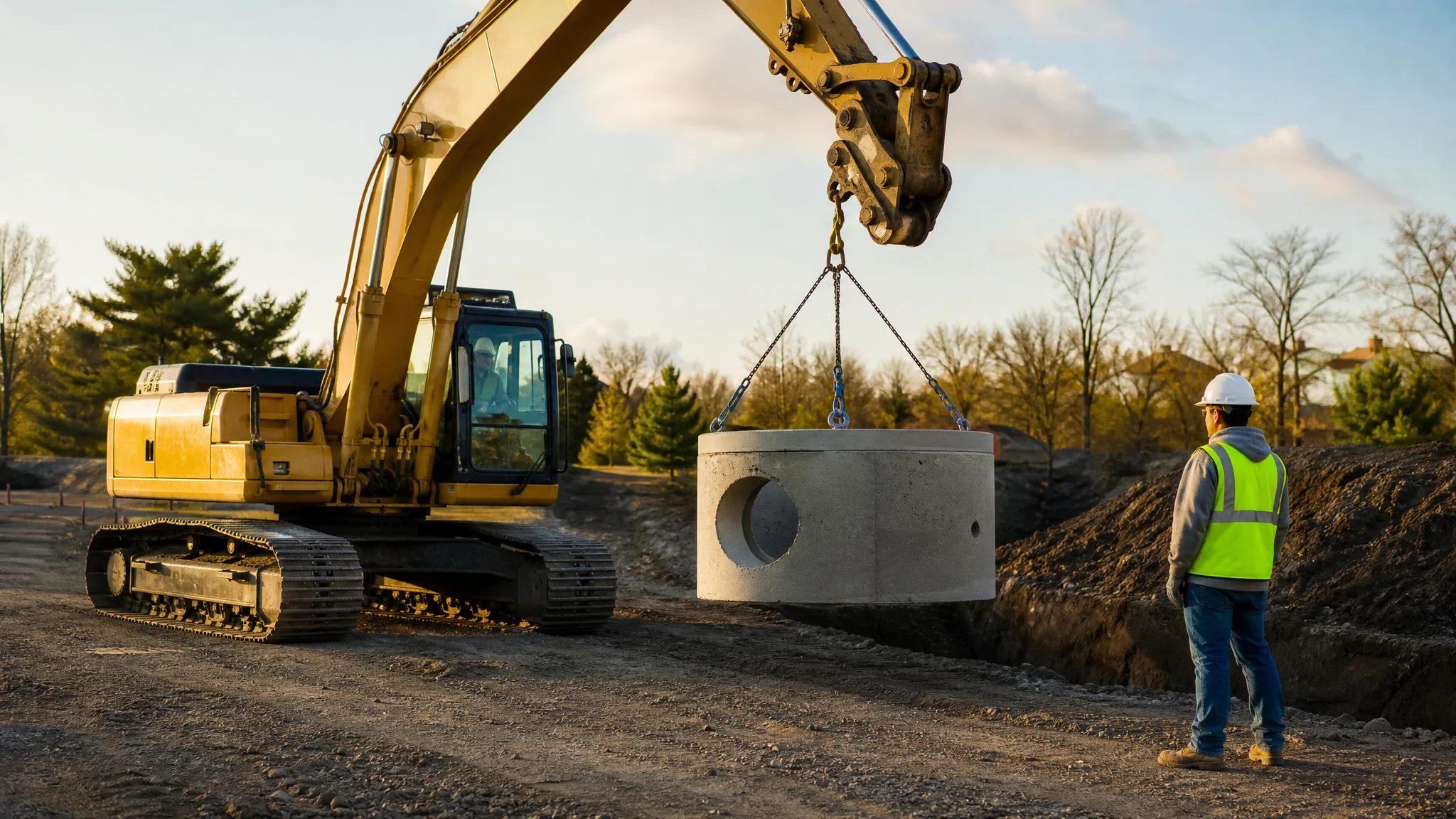 Lifting with an Excavator