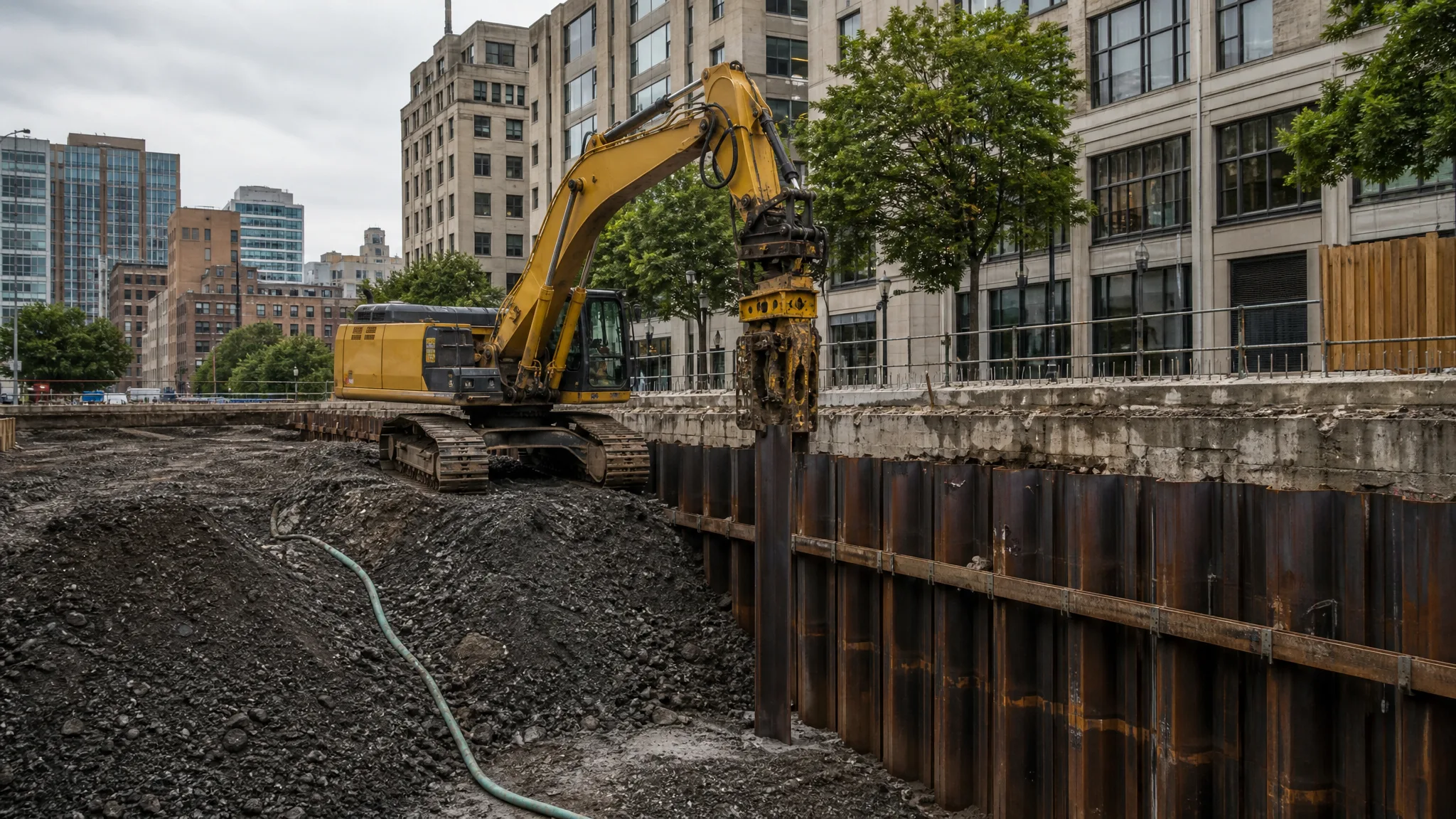 Sheet Piling for Deep Excavations