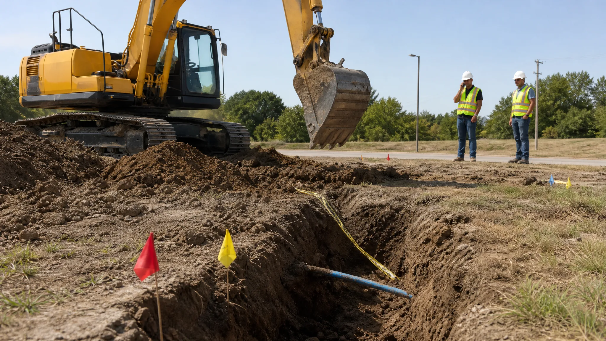 What to Do If You Hit a Utility Line